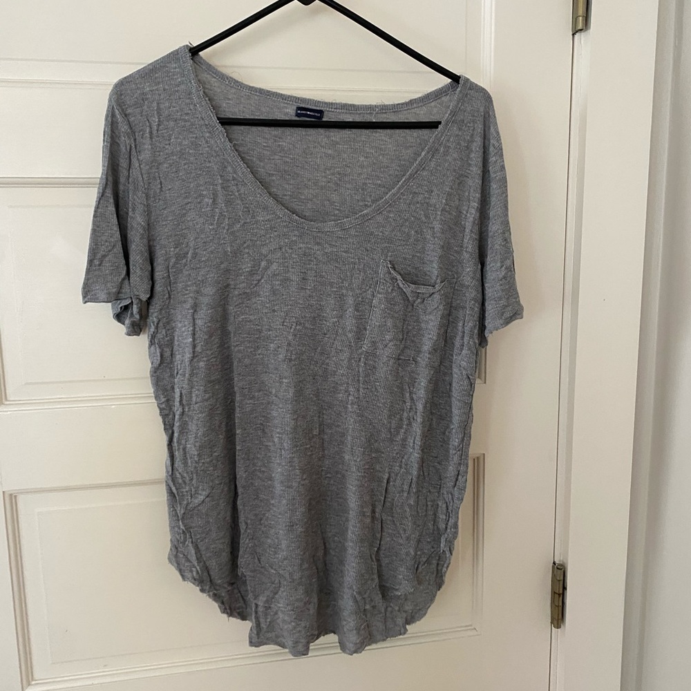 Brandy Melville heather grey tee